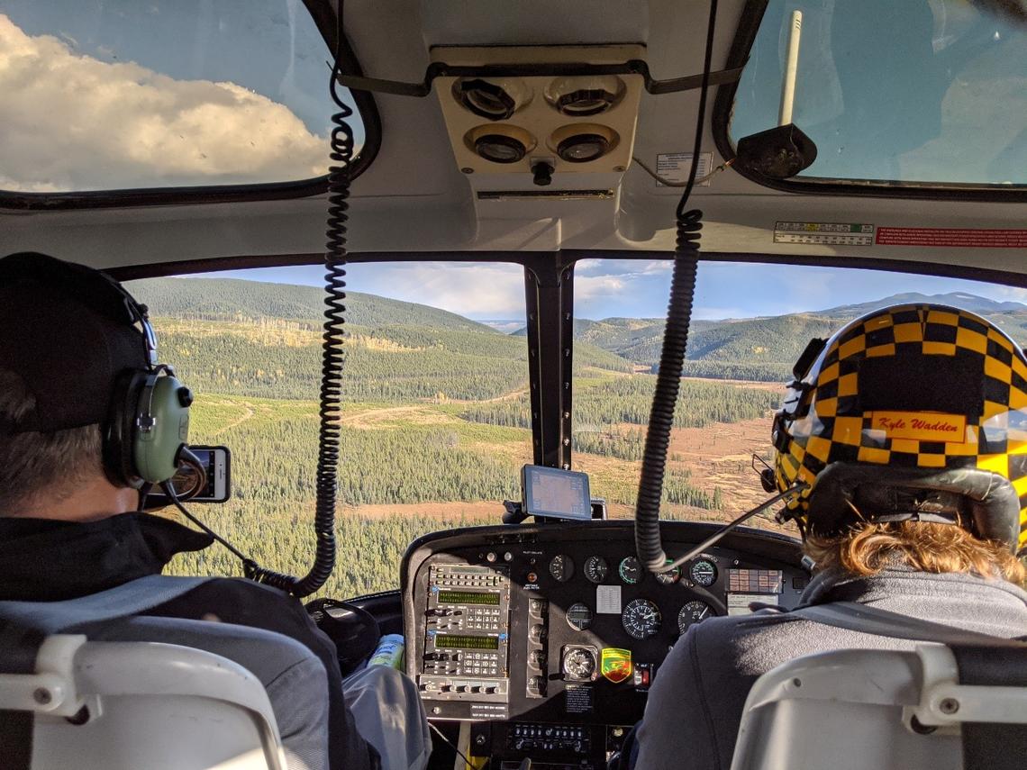 A glimpse at the fragmented landscape near the Tay River.