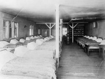 Boys Dormitory, St. Joseph's Indian Industrial School, High River, Alberta, date unknown. 