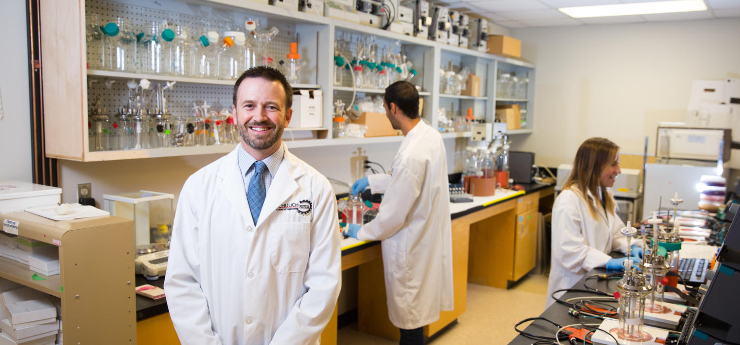 Michael Kallos is director of the Biomedical Engineering Initiative and lead of the University of Calgary's biomedical engineering strategic research theme. He and his team are trying to encourage healthy stem cells to multiply, to aid in the treatment of a host of medical issues.
